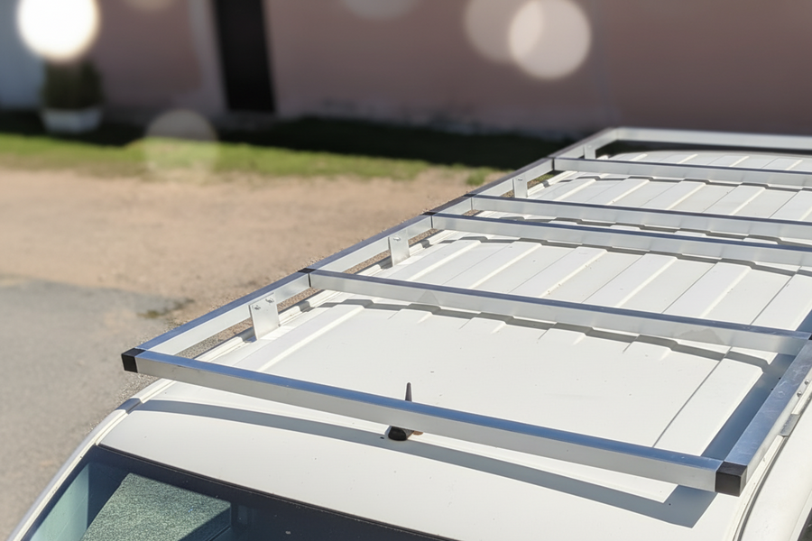 Aluminium Dachträger VW Bus T5 T6 – Modular, leicht, 150 kg Dachlast | Made in Germany