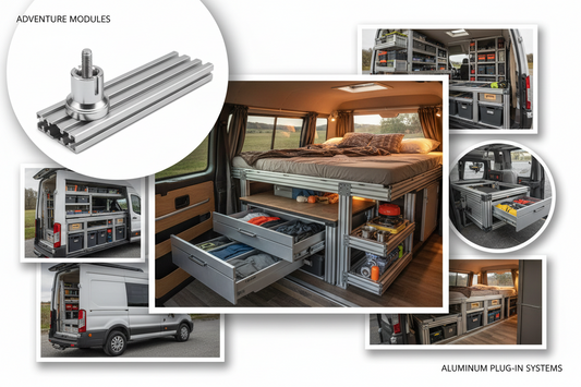 Aluminium-Ausbaumodule für dein Camper-Abenteuer