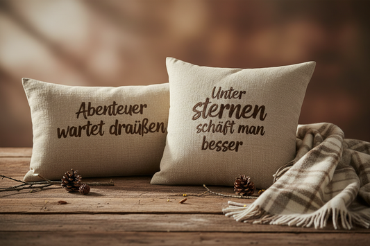 Stitch & Style - Kissen inklusive Bestickung
