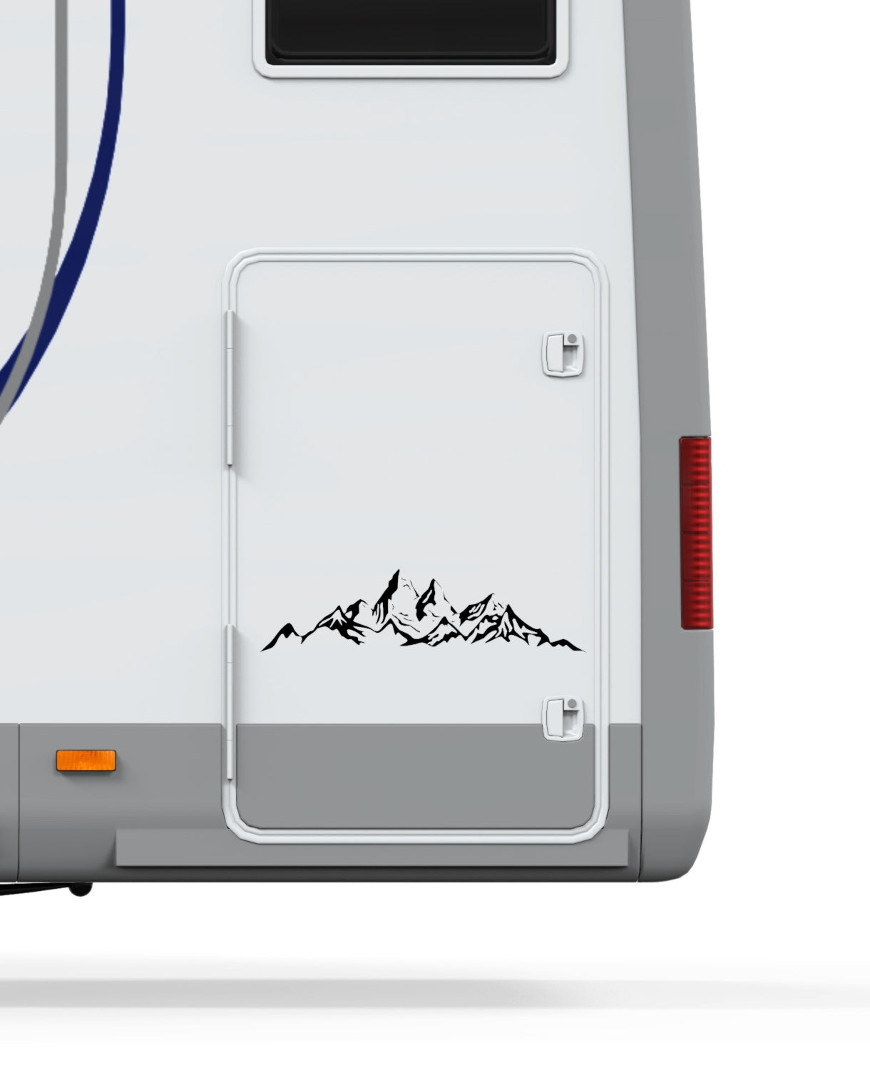 Aufkleber Berge Silhouette