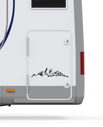 Aufkleber Berge Silhouette