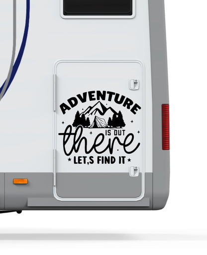Aufkleber Adventure is out there, let´s find it