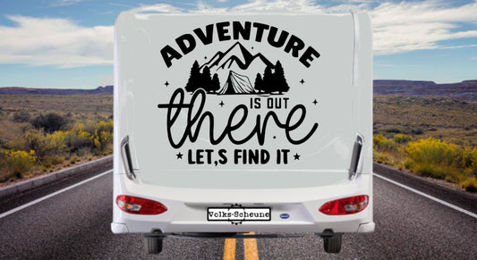 Aufkleber Adventure is out there, let´s find it