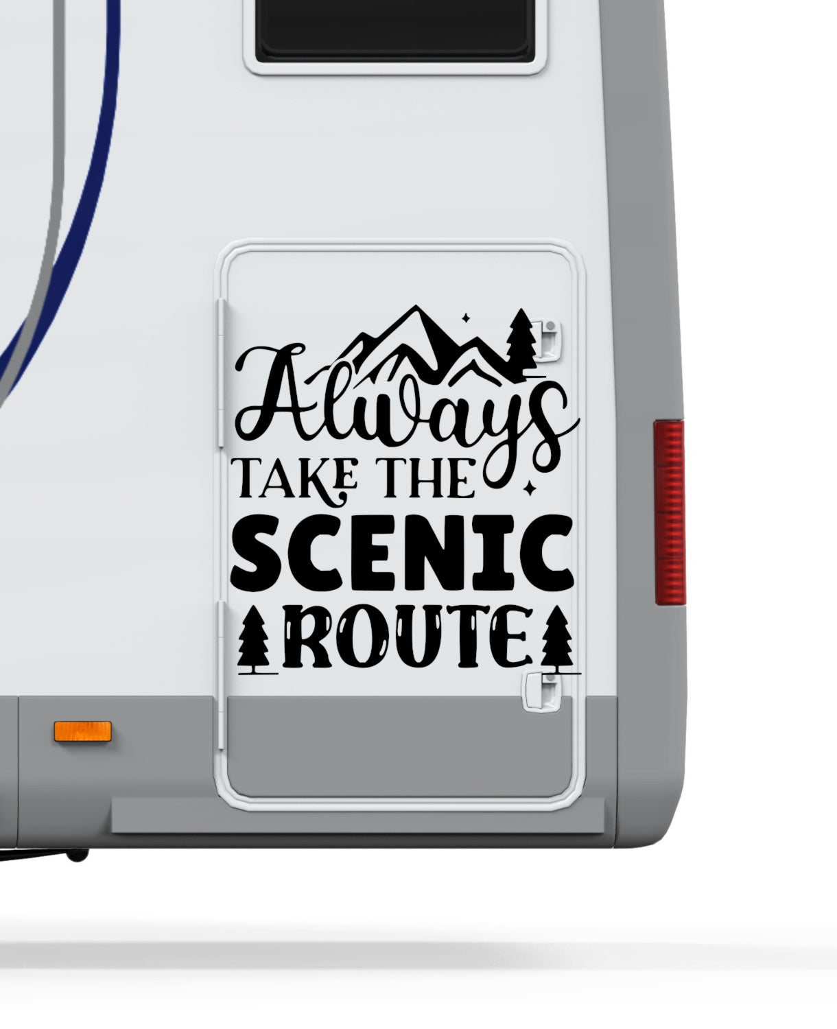 Aufkleber Always take the SCENIC Route