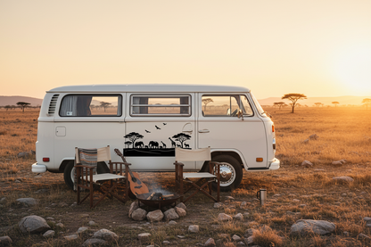 Aufkleber Namibia Silhouette