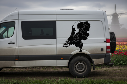 Aufkleber Landkarte Niederlande