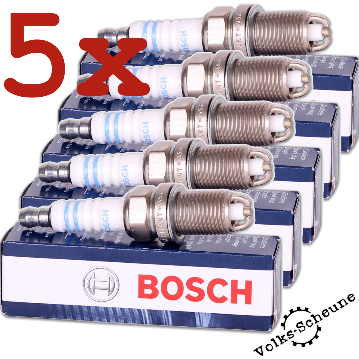 Zündkerzen Set 5x Bosch für VW T4 2,5 Liter Motorcode APL