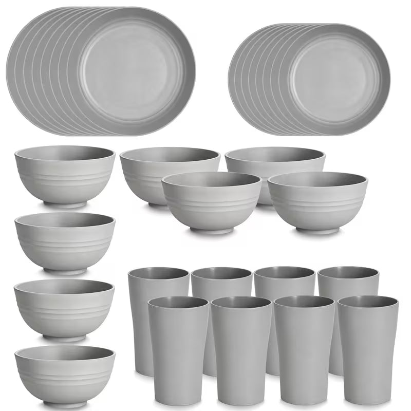 Camping - Teller-Geschirr Set