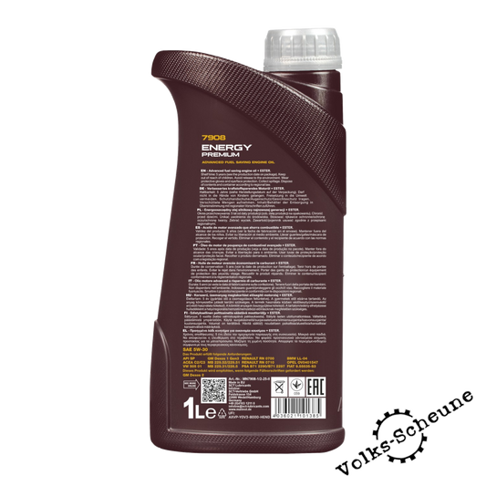 1 Liter MANNOL  SAE  5W-30 Energy Premium