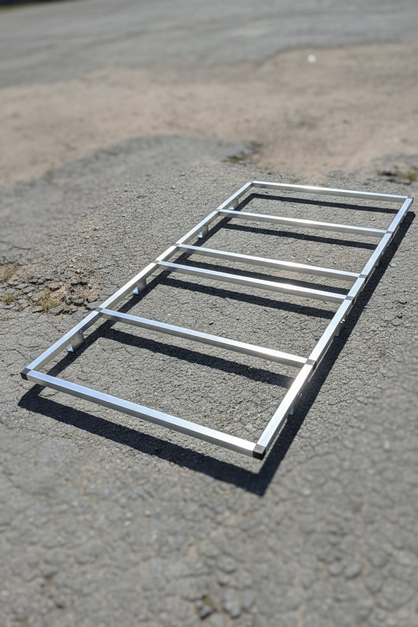 Aluminium Dachträger VW Bus T5 T6 – Modular, leicht, 150 kg Dachlast | Made in Germany