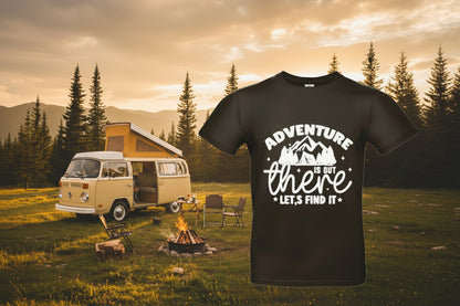 Tshirt mit Druck - Adventure is out there, lets find it