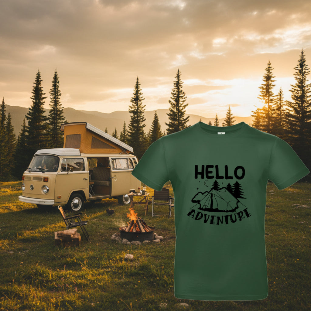 Tshirt mit Druck - The world is yours to explore
