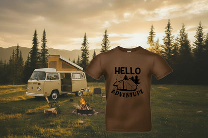 Tshirt mit Druck - The world is yours to explore