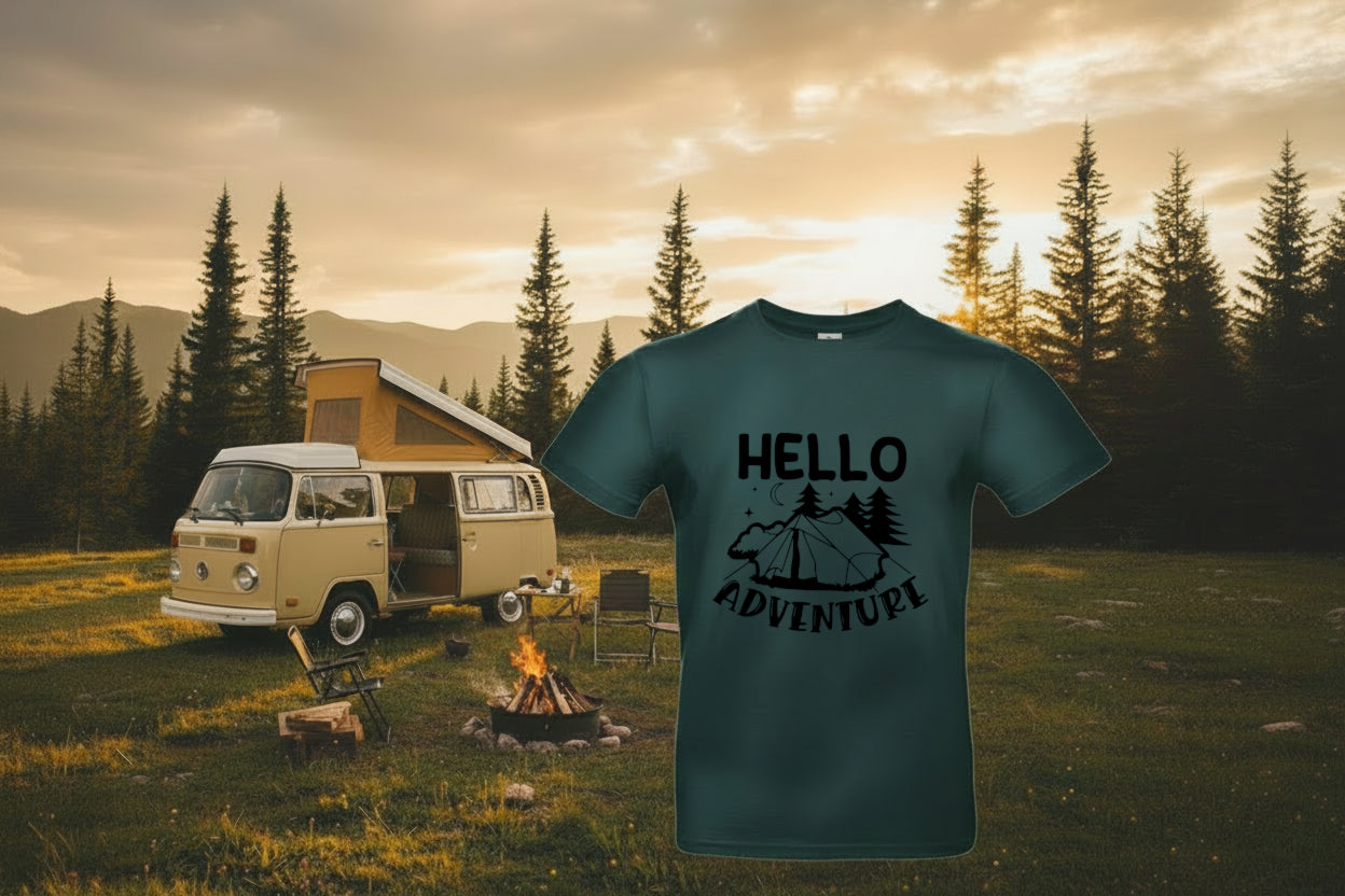 Tshirt mit Druck - The world is yours to explore