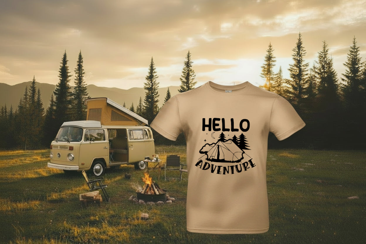 Tshirt mit Druck - The world is yours to explore