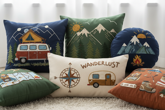 Stitch & Style - Kissen inklusive Bestickung