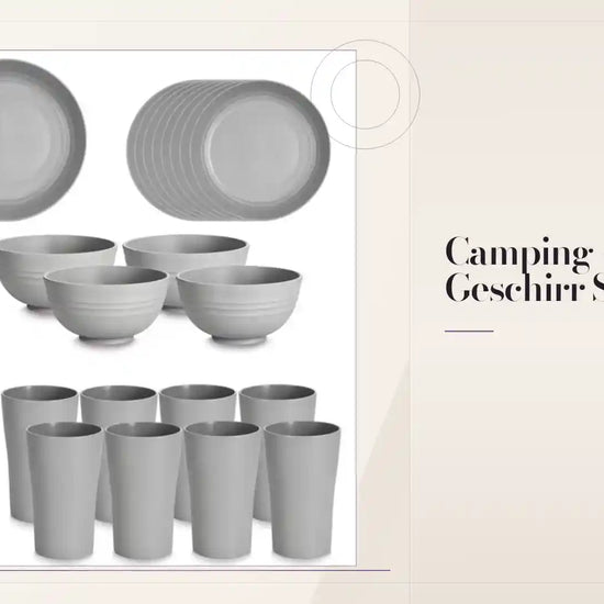 Camping - Teller-Geschirr Set by@Outfy