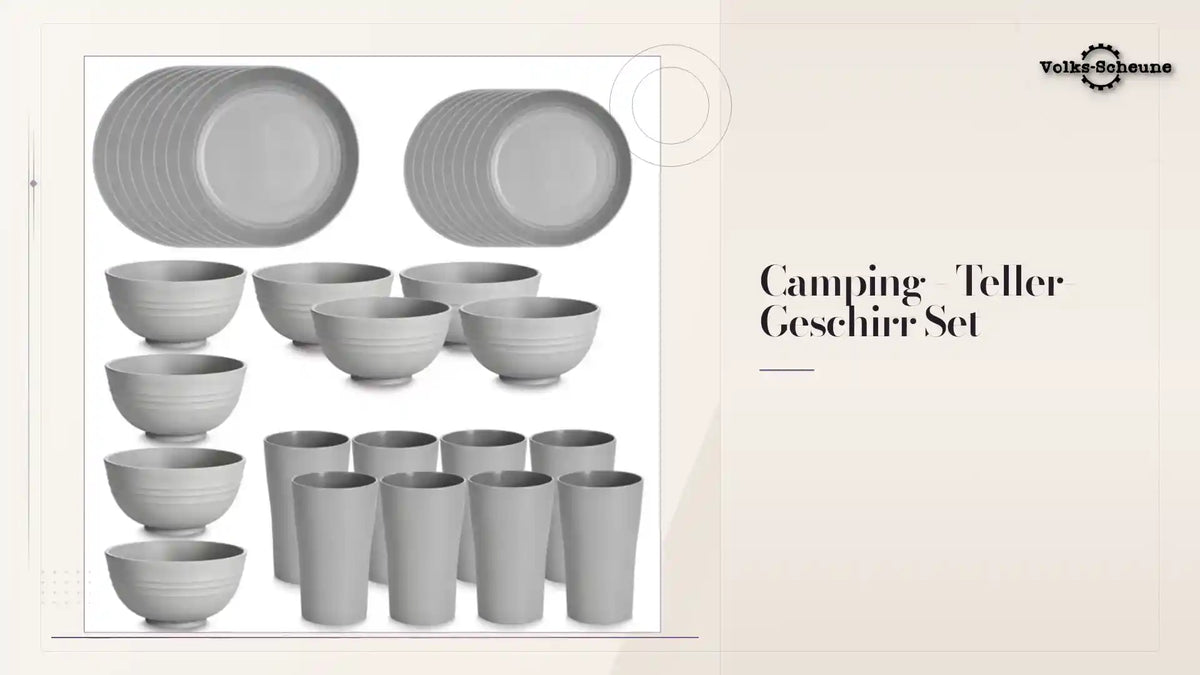 Camping - Teller-Geschirr Set by@Outfy